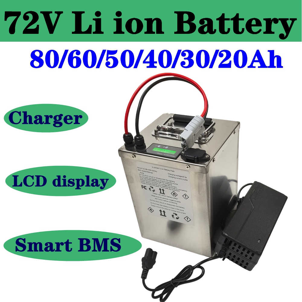 Batería de iones de litio 20S  - 72V 40Ah Lifepo4 Battery Pack reseña y precio