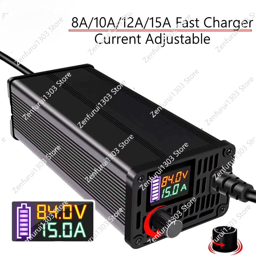 Cargador de batería de litio L - 72V 15A Fast Charger reseña y precio